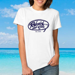 
                  
                    RYBO WOMAN'S TEE, ROPE LOGO ON FRONT
                  
                