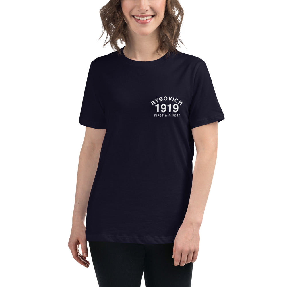 RYBO CLASSIC TEE FOR WOMEN, NAVY